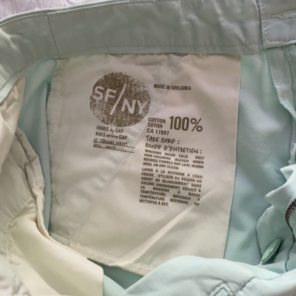 GAP Seafoam Khaki Shorts - Picture 7 of 8
